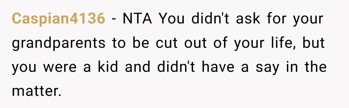 She Took Her Grandparents’ College Fund and Agreed They Don’t Consider Her Half-Sister a Grandkid