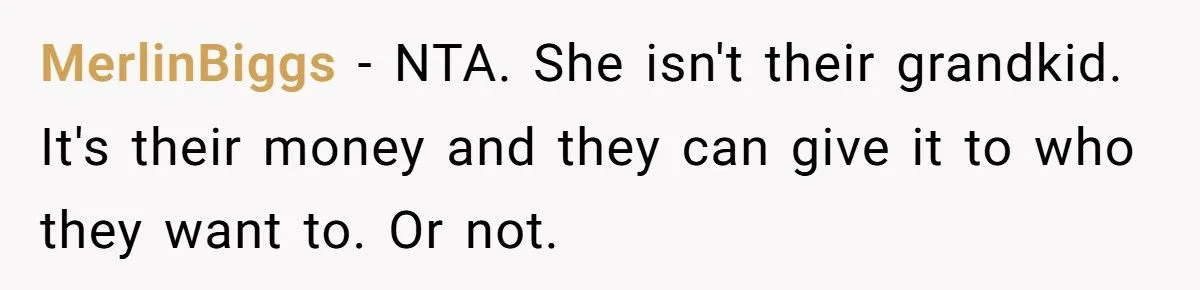 She Took Her Grandparents’ College Fund and Agreed They Don’t Consider Her Half-Sister a Grandkid