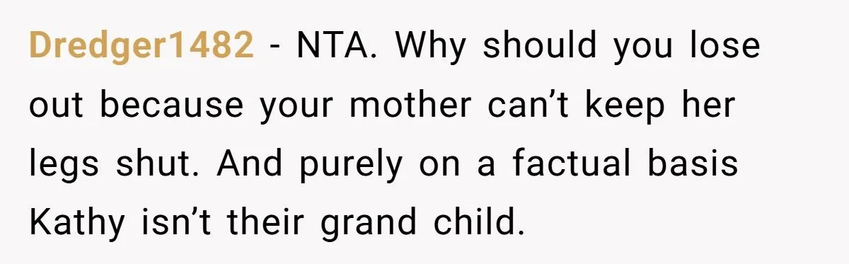 She Took Her Grandparents’ College Fund and Agreed They Don’t Consider Her Half-Sister a Grandkid