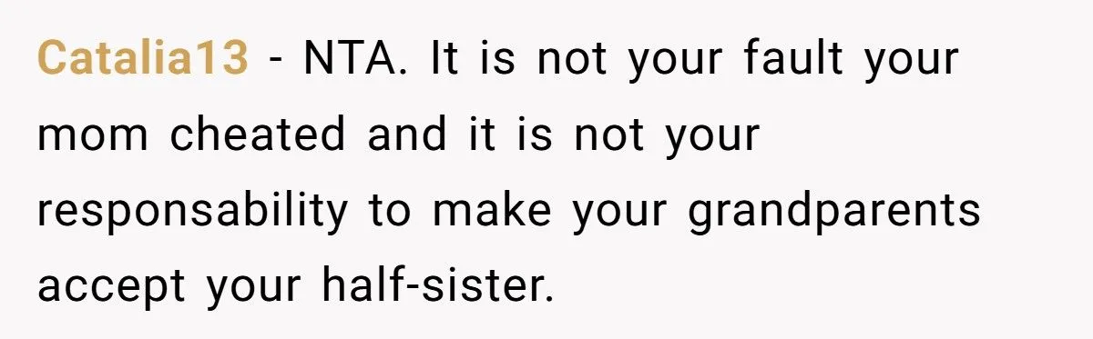 She Took Her Grandparents’ College Fund and Agreed They Don’t Consider Her Half-Sister a Grandkid