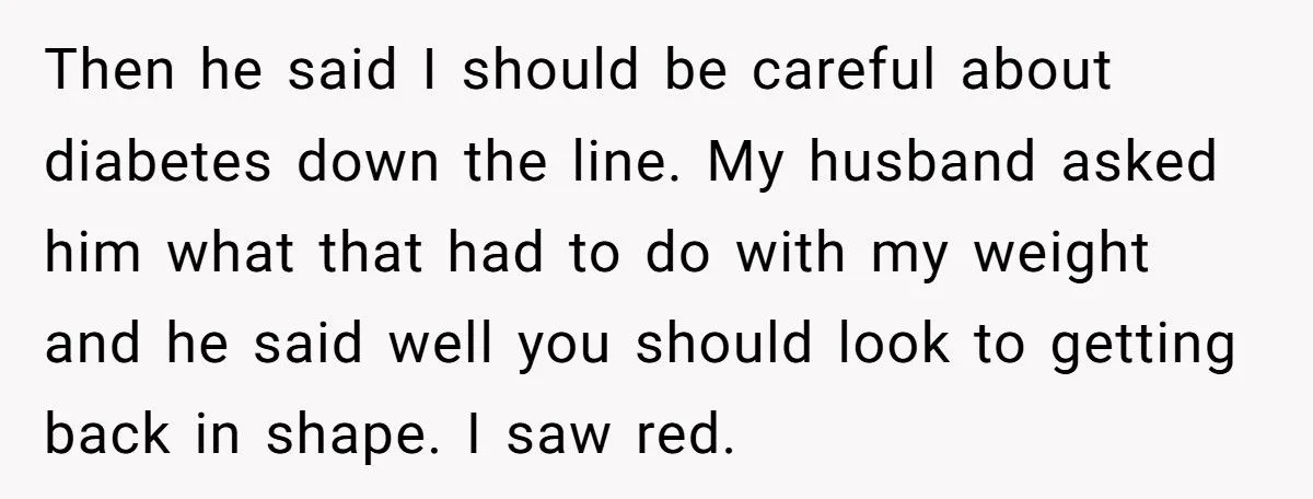 Woman Puts Her FIL in His Place After He Comments on Her Postpartum Weight