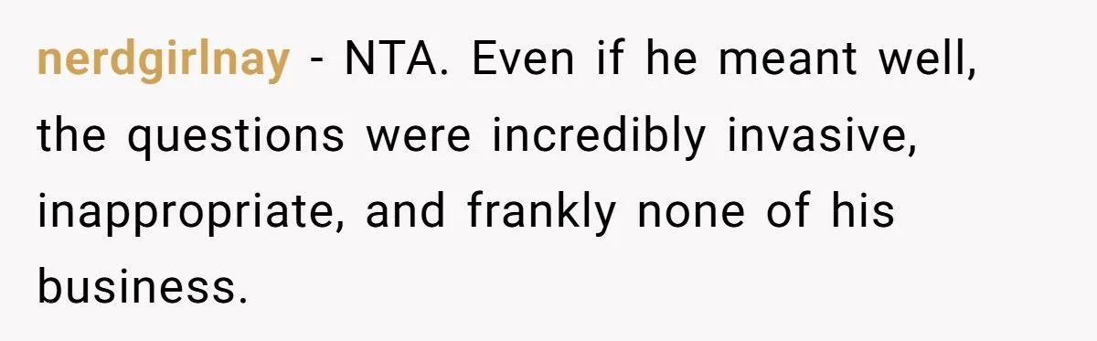 Woman Puts Her FIL in His Place After He Comments on Her Postpartum Weight