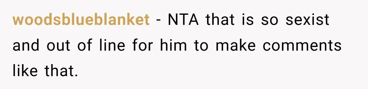 Woman Puts Her FIL in His Place After He Comments on Her Postpartum Weight