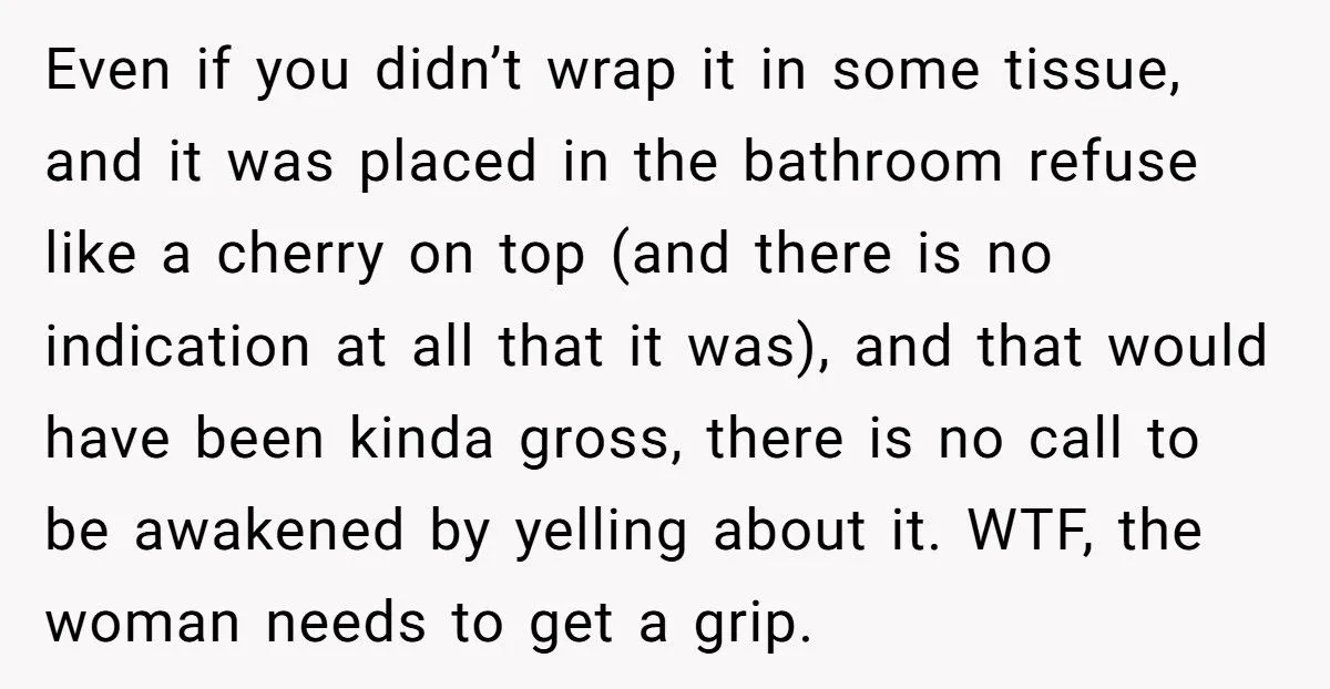 Cousin’s Girlfriend Flipped Out Over A Period Pad In The Trash: What Would You Do?