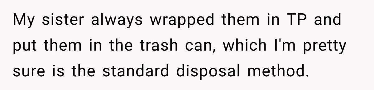 Cousin’s Girlfriend Flipped Out Over A Period Pad In The Trash: What Would You Do?