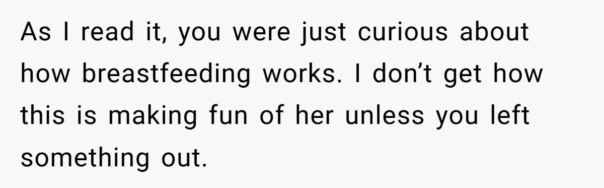 A Coworker’s Breastmilk Question Sparks Breakroom Tension