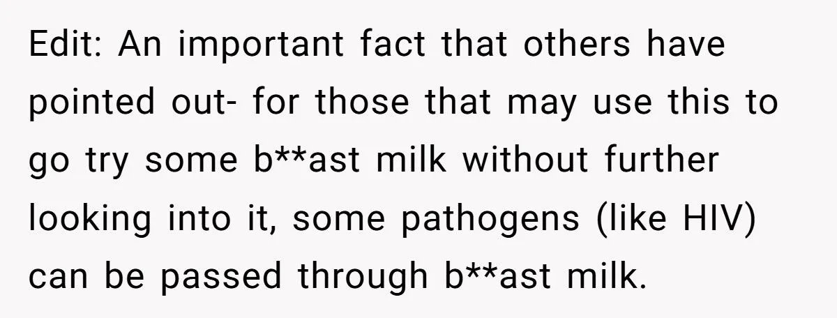 A Coworker’s Breastmilk Question Sparks Breakroom Tension