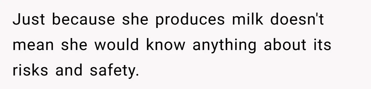 A Coworker’s Breastmilk Question Sparks Breakroom Tension