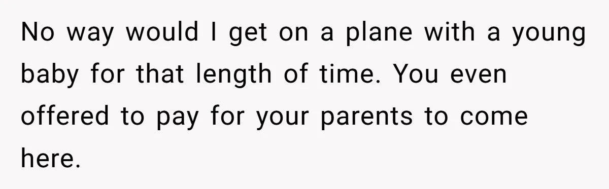 New Mom Refuses 10-Hour Flight With Fussy Baby, Sparking Parental Fallout