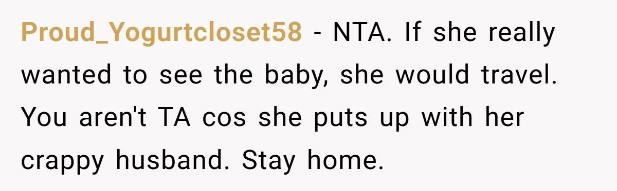 New Mom Refuses 10-Hour Flight With Fussy Baby, Sparking Parental Fallout