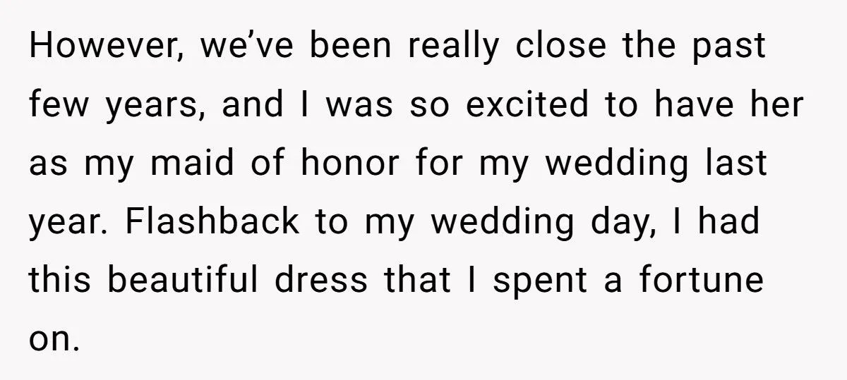 After Ruining Her Sister’s Dream Dress, She Expects Her to Buy One Too