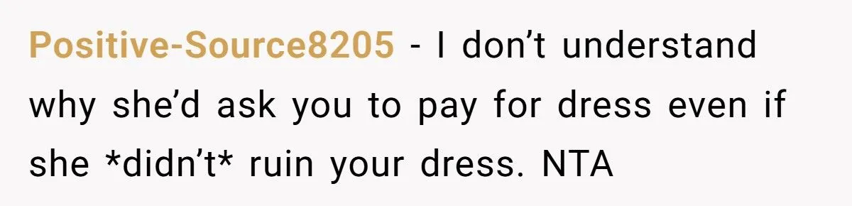 After Ruining Her Sister’s Dream Dress, She Expects Her to Buy One Too