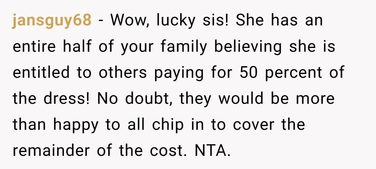 After Ruining Her Sister’s Dream Dress, She Expects Her to Buy One Too