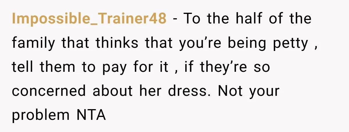 After Ruining Her Sister’s Dream Dress, She Expects Her to Buy One Too