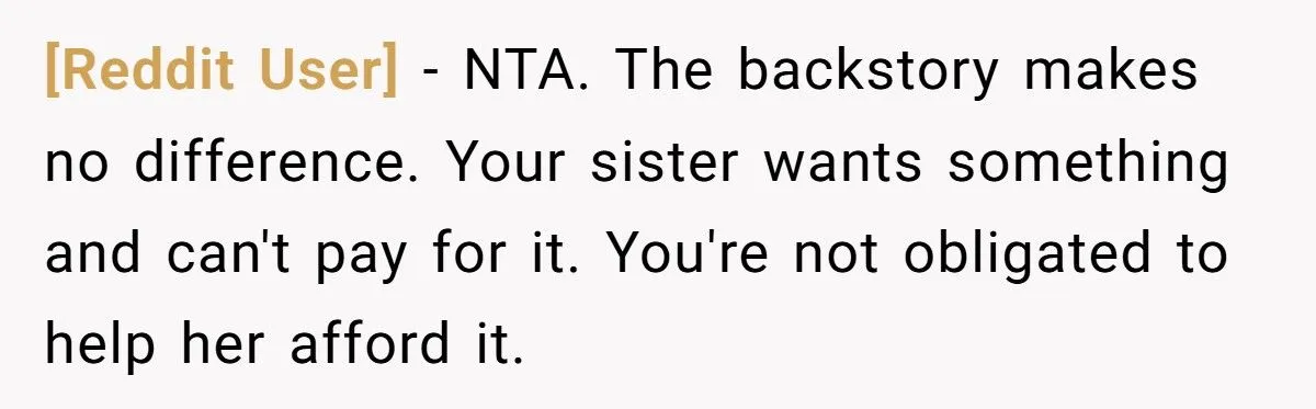 After Ruining Her Sister’s Dream Dress, She Expects Her to Buy One Too