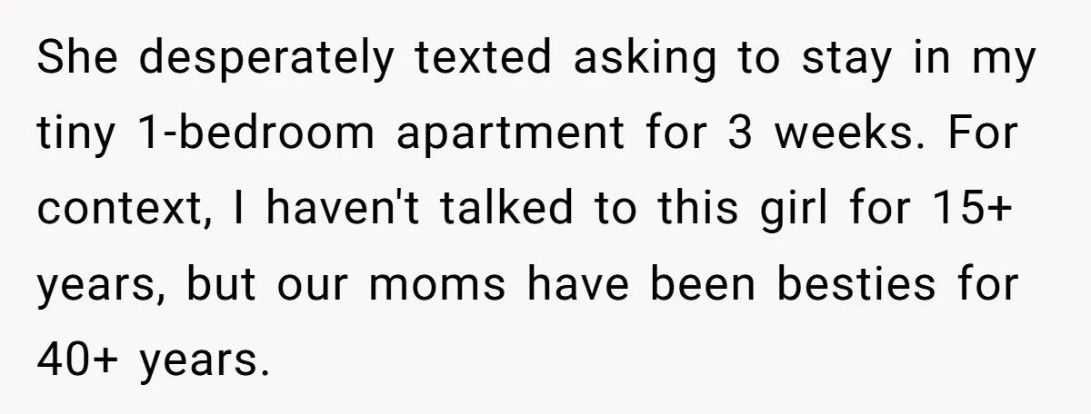 When A Freeloading Houseguest Crashed A Vacation And A 40-Year Friendship