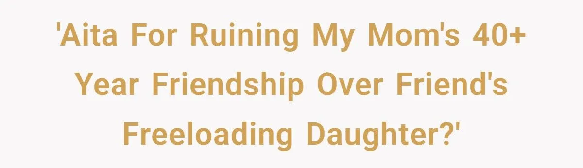 When A Freeloading Houseguest Crashed A Vacation And A 40-Year Friendship