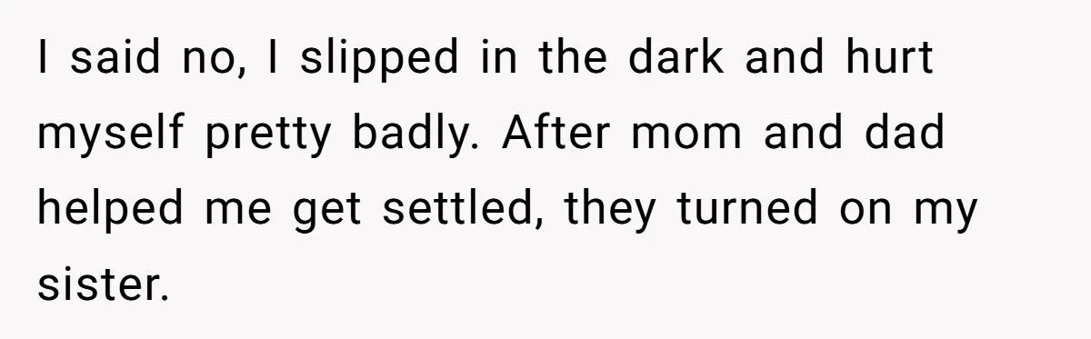 Teen Fakes Injury To Stop Sister’s Shower Prank