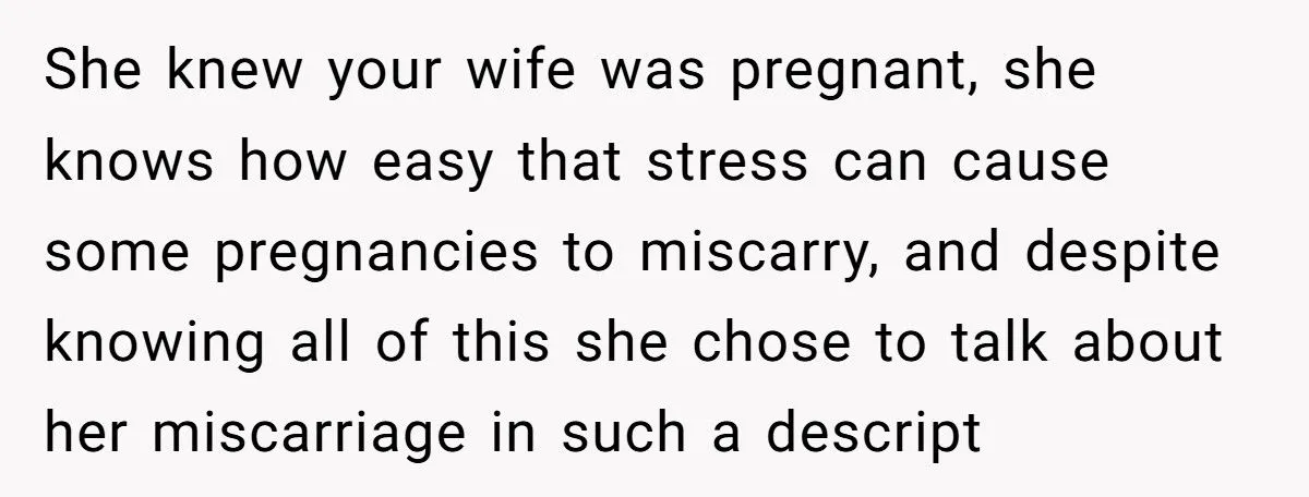 She Wouldn’t Stop Talking About Her Miscarriage… Until He Told Her to Shut Up in Front of His Pregnant Wife