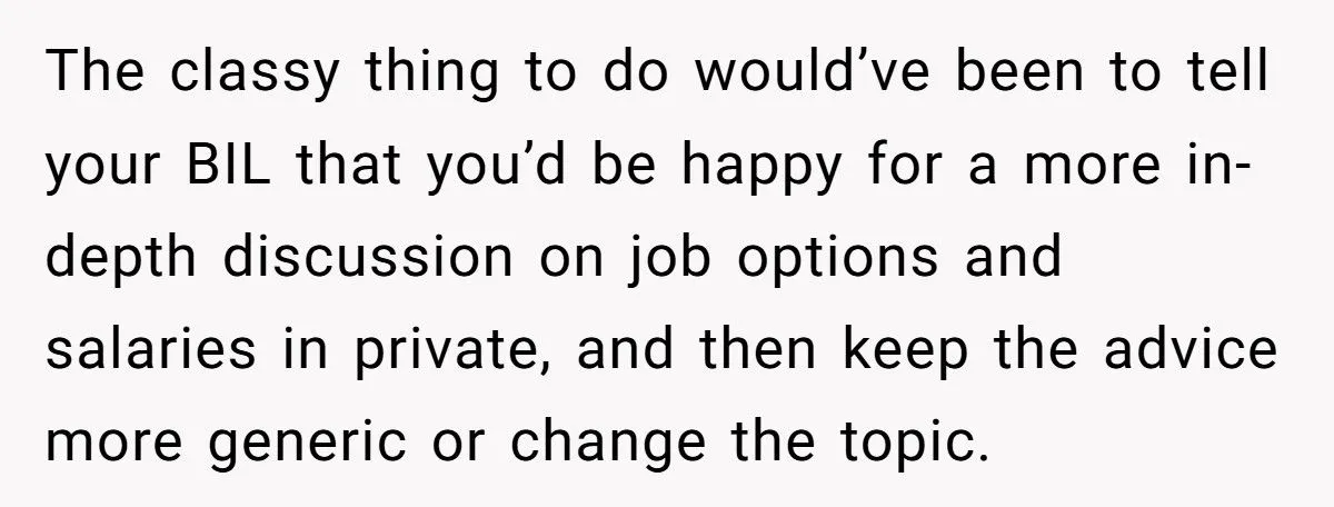 Woman Reveals Her High Salary at Family Dinner, SIL Breaks Down