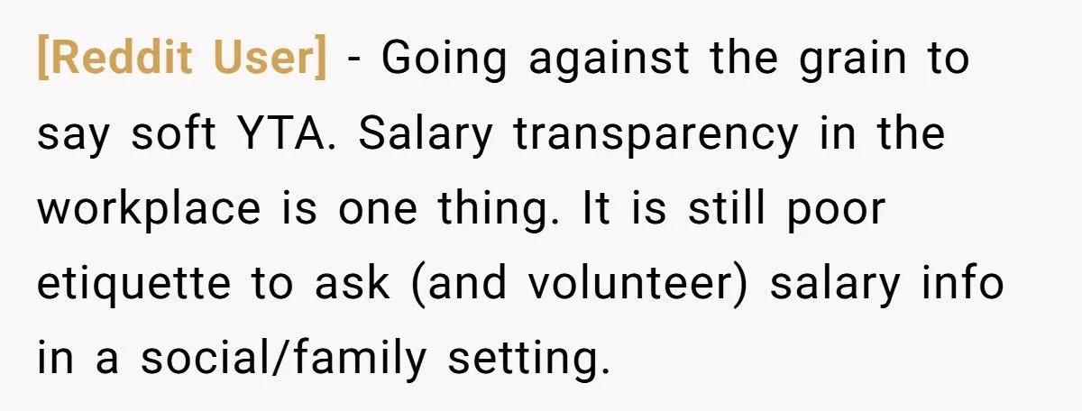 Woman Reveals Her High Salary at Family Dinner, SIL Breaks Down