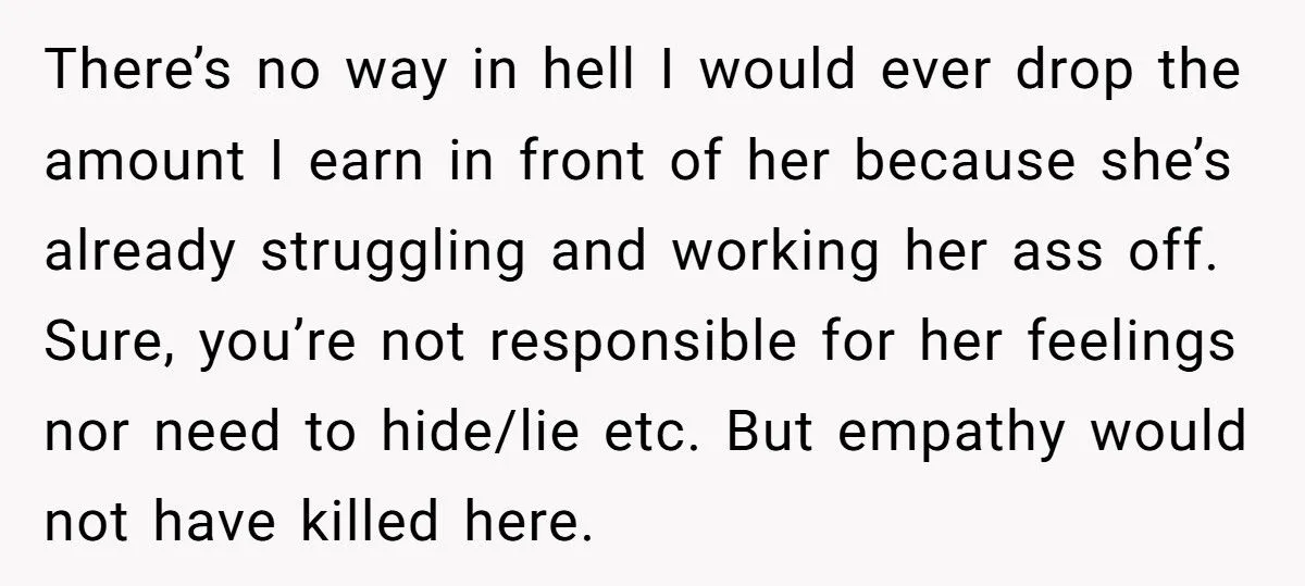 Woman Reveals Her High Salary at Family Dinner, SIL Breaks Down