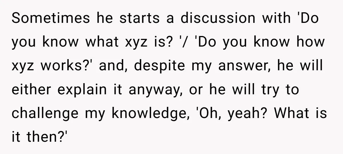 Woman Plays Dumb To Expose Partner’s And Father-In-Law’s Mansplaining