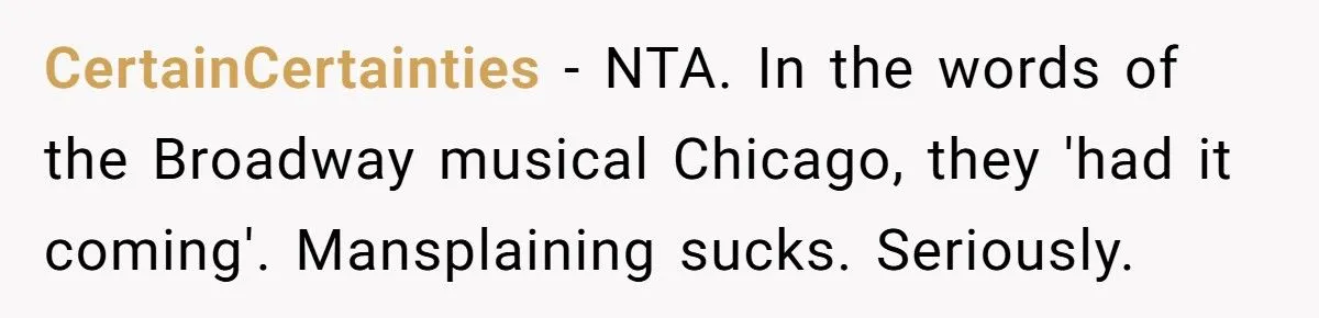 Woman Plays Dumb To Expose Partner’s And Father-In-Law’s Mansplaining