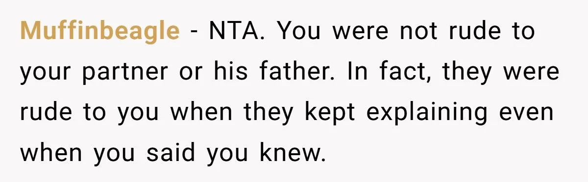 Woman Plays Dumb To Expose Partner’s And Father-In-Law’s Mansplaining