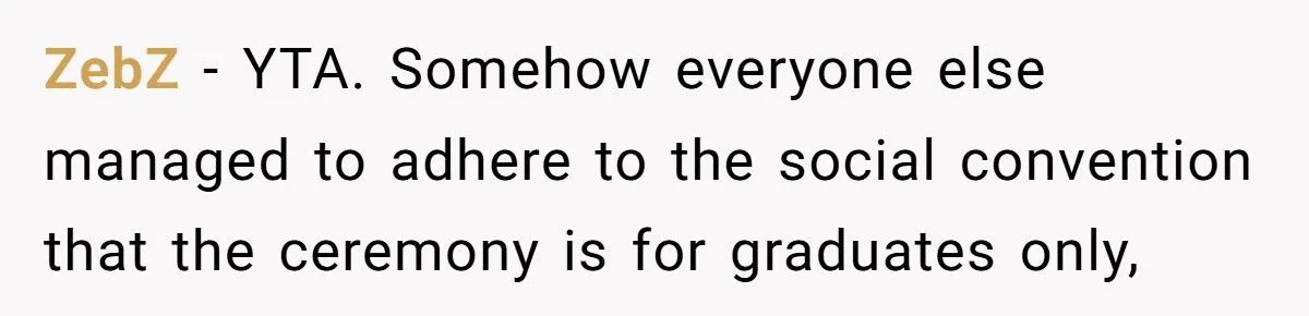 This Dad Backed His Son After He Told a Teacher She Was “Dismissed” at Graduation