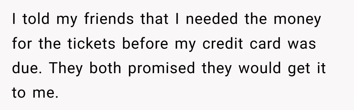 Friendship Ends Over Unpaid Concert Tickets - Sisters Step In to Save the Day