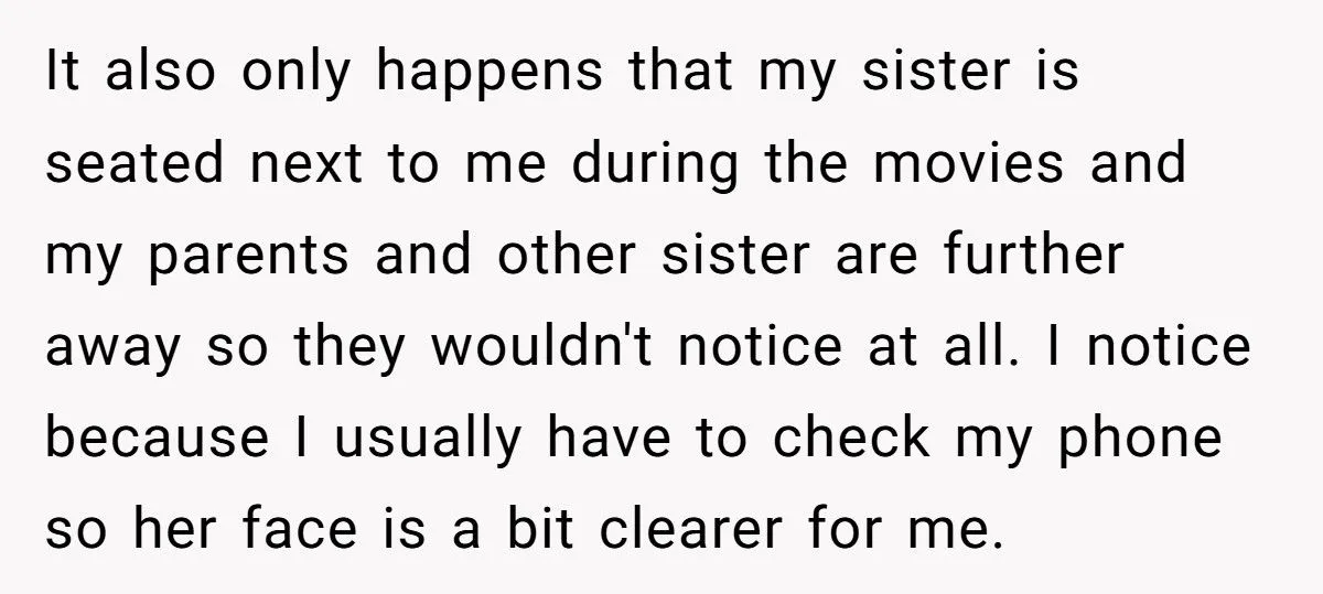 This Teen Told Her Mom She Didn’t Want Her Sister at Movie Night After Catching Her Cry During Kids’ Movies