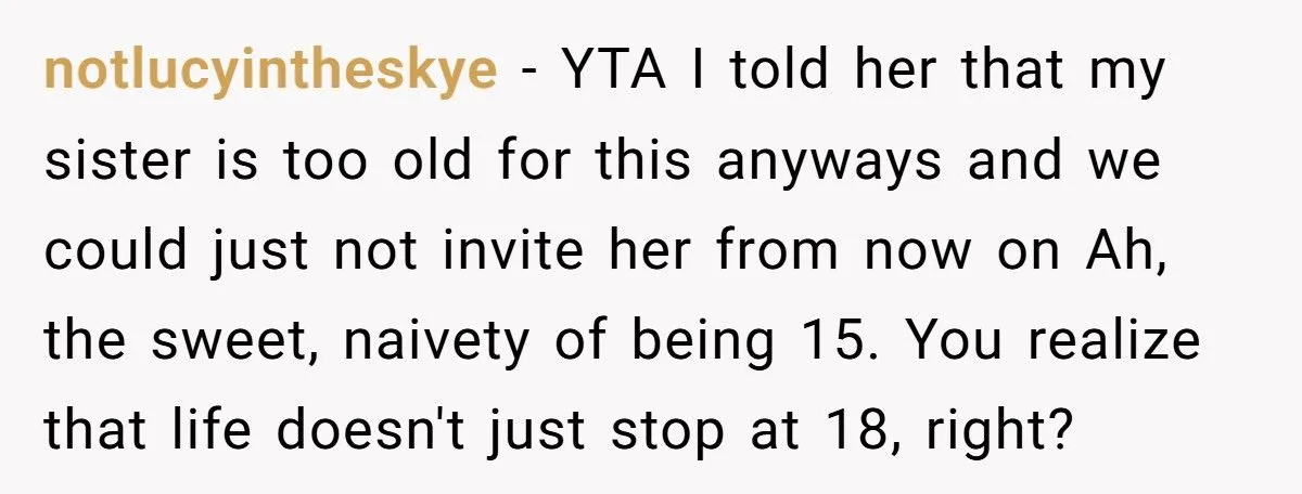 This Teen Told Her Mom She Didn’t Want Her Sister at Movie Night After Catching Her Cry During Kids’ Movies