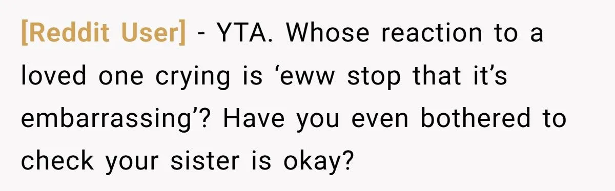 This Teen Told Her Mom She Didn’t Want Her Sister at Movie Night After Catching Her Cry During Kids’ Movies