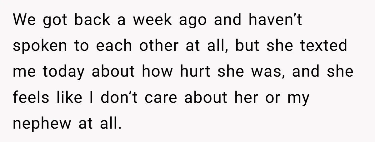 Sister’s Refusal To Babysit During Flight Delay Ignites Family Cold War