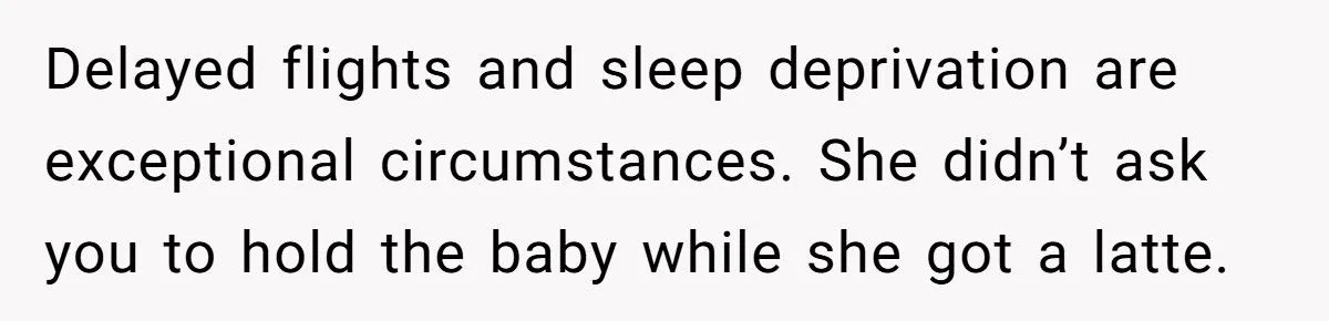 Sister’s Refusal To Babysit During Flight Delay Ignites Family Cold War