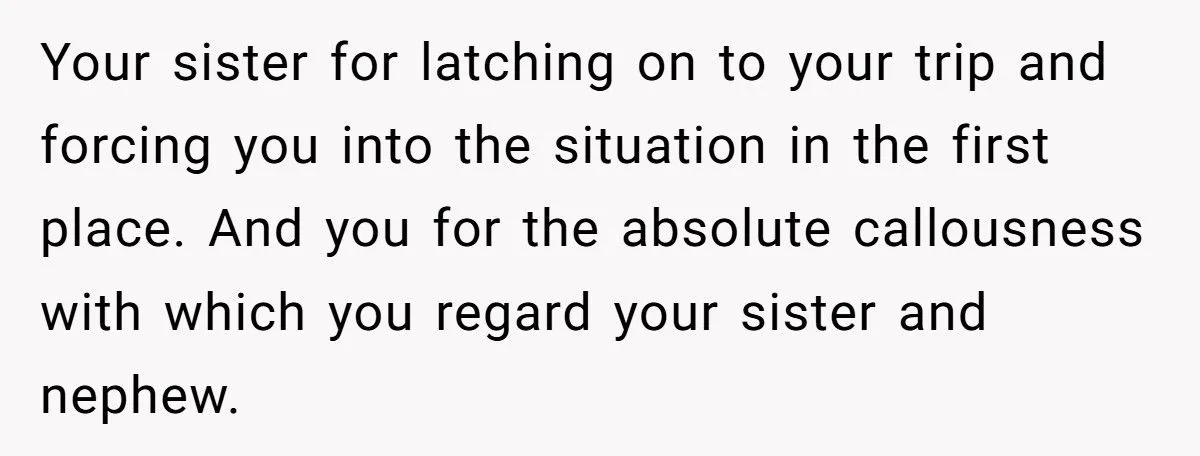Sister’s Refusal To Babysit During Flight Delay Ignites Family Cold War
