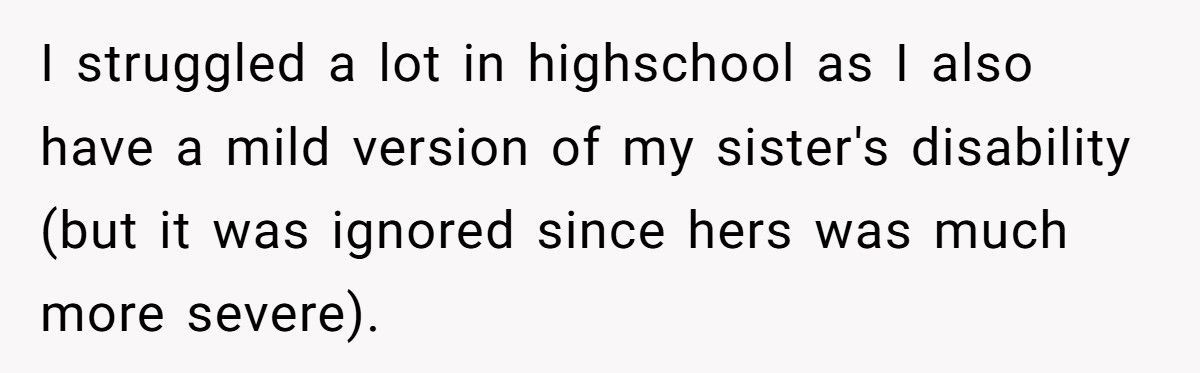 A Woman Refuses to Attend Her Little Sister’s Graduation Due to Their Parents’ Favoritism