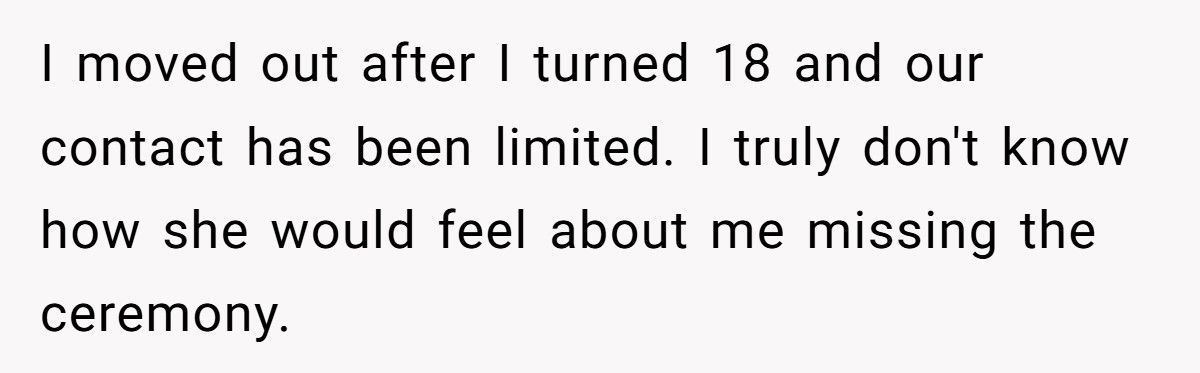 A Woman Refuses to Attend Her Little Sister’s Graduation Due to Their Parents’ Favoritism