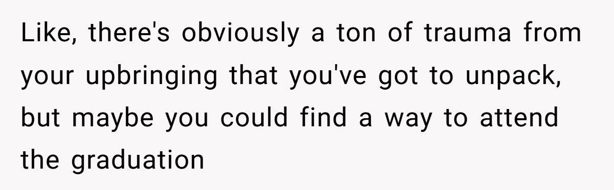 A Woman Refuses to Attend Her Little Sister’s Graduation Due to Their Parents’ Favoritism