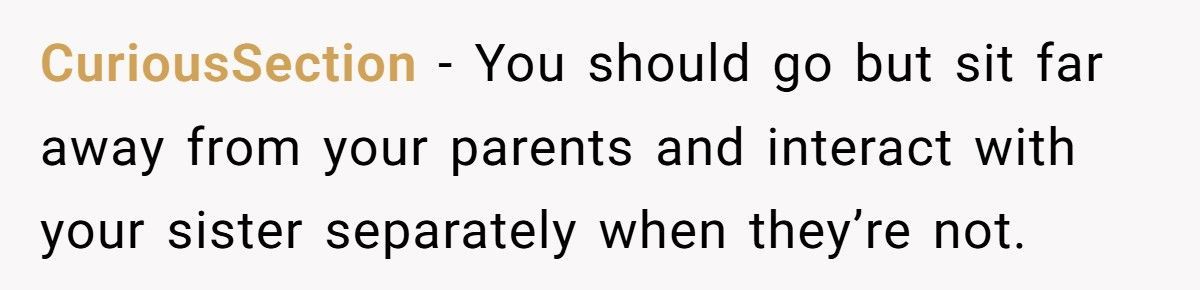 A Woman Refuses to Attend Her Little Sister’s Graduation Due to Their Parents’ Favoritism