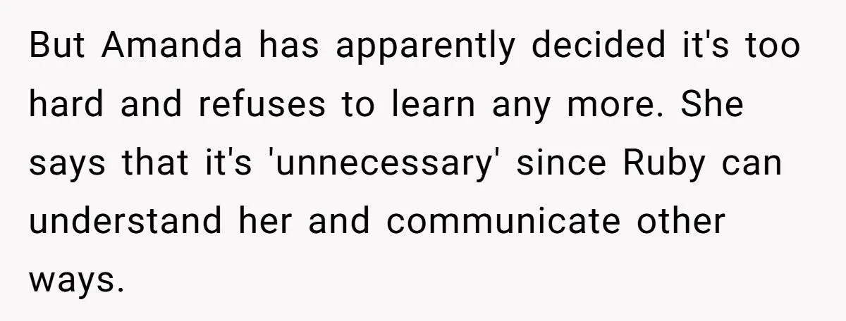This Man Called His Girlfriend Selfish for Refusing to Learn Sign Language for His Daughter