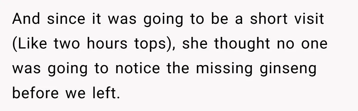 This Man Refused to Defend His Wife After She Stole $300 Ginseng From His Parents - Now Their Marriage Is Falling Apart