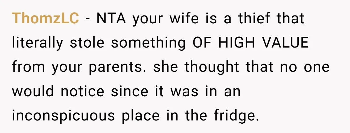 This Man Refused to Defend His Wife After She Stole $300 Ginseng From His Parents - Now Their Marriage Is Falling Apart