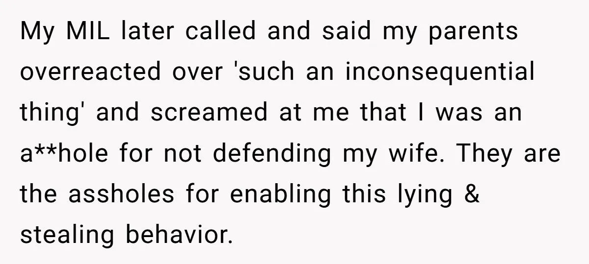 This Man Refused to Defend His Wife After She Stole $300 Ginseng From His Parents - Now Their Marriage Is Falling Apart