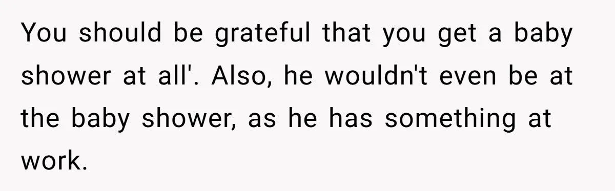 Pregnant Mom Left in Tears as MIL Publicly Mocked Her Sick Child - Husband Blamed Her for Ruining the Shower