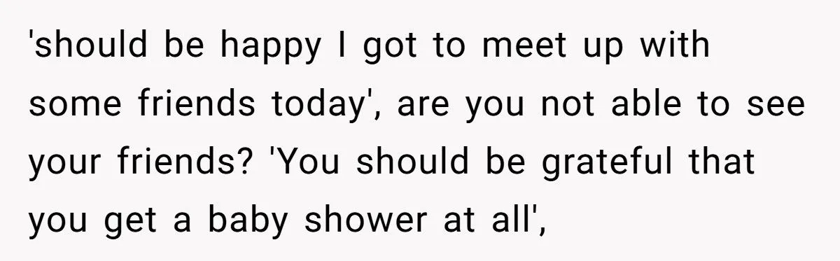 Pregnant Mom Left in Tears as MIL Publicly Mocked Her Sick Child - Husband Blamed Her for Ruining the Shower