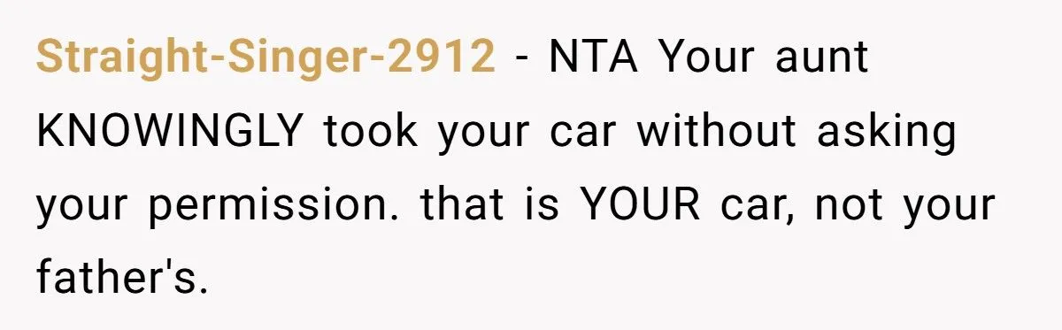 She Called the Cops After Her Dad Lent Out Her Car Without Permission