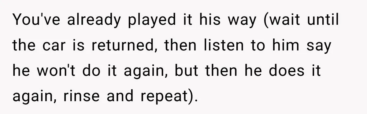 She Called the Cops After Her Dad Lent Out Her Car Without Permission