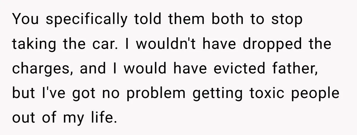 She Called the Cops After Her Dad Lent Out Her Car Without Permission